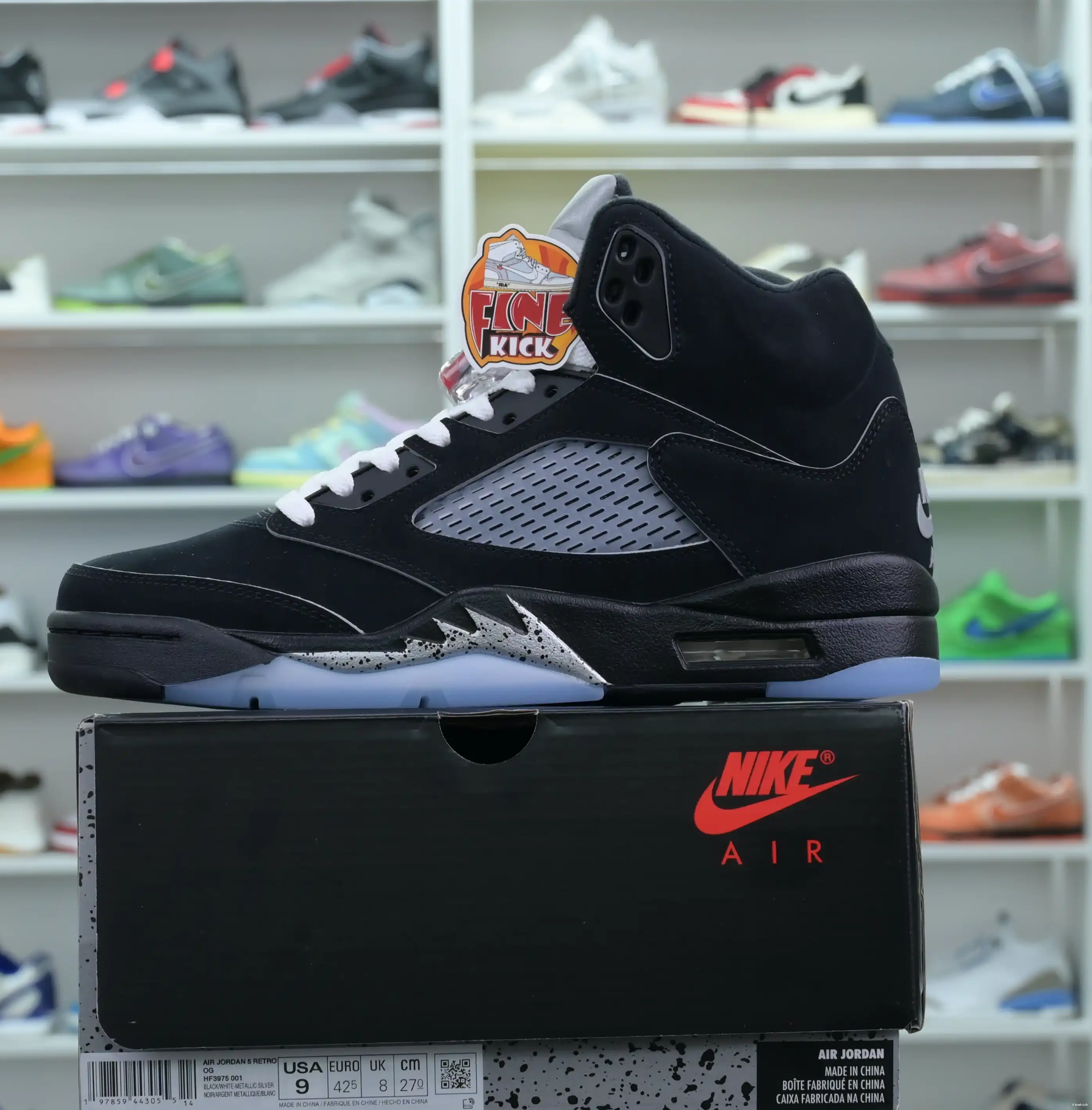METALLIC Jordan 5“BLACK REIMAGINED” Air Jordan 0331